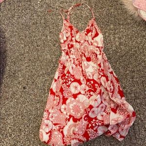 Red and White Sundress